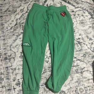 Aerie green sweatpants